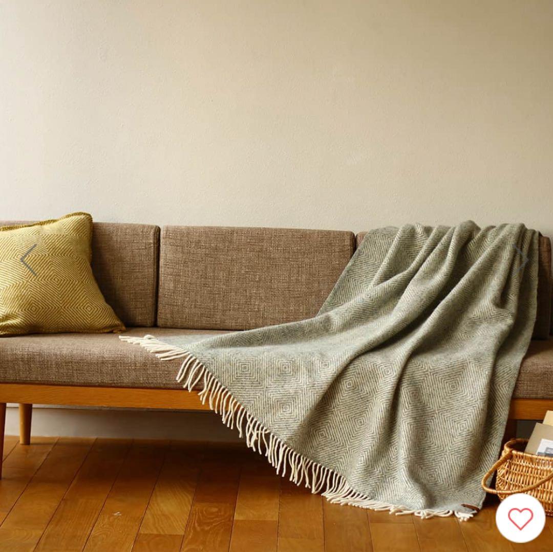 【新品未使用】ACTUS伊勢丹取扱い☆KLIPPANスローケット130×200