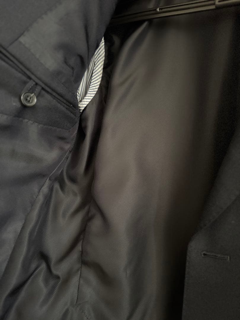 マッキントッシュフィロソフィー　ダークネイビー スーツ&グレーベスト　セット