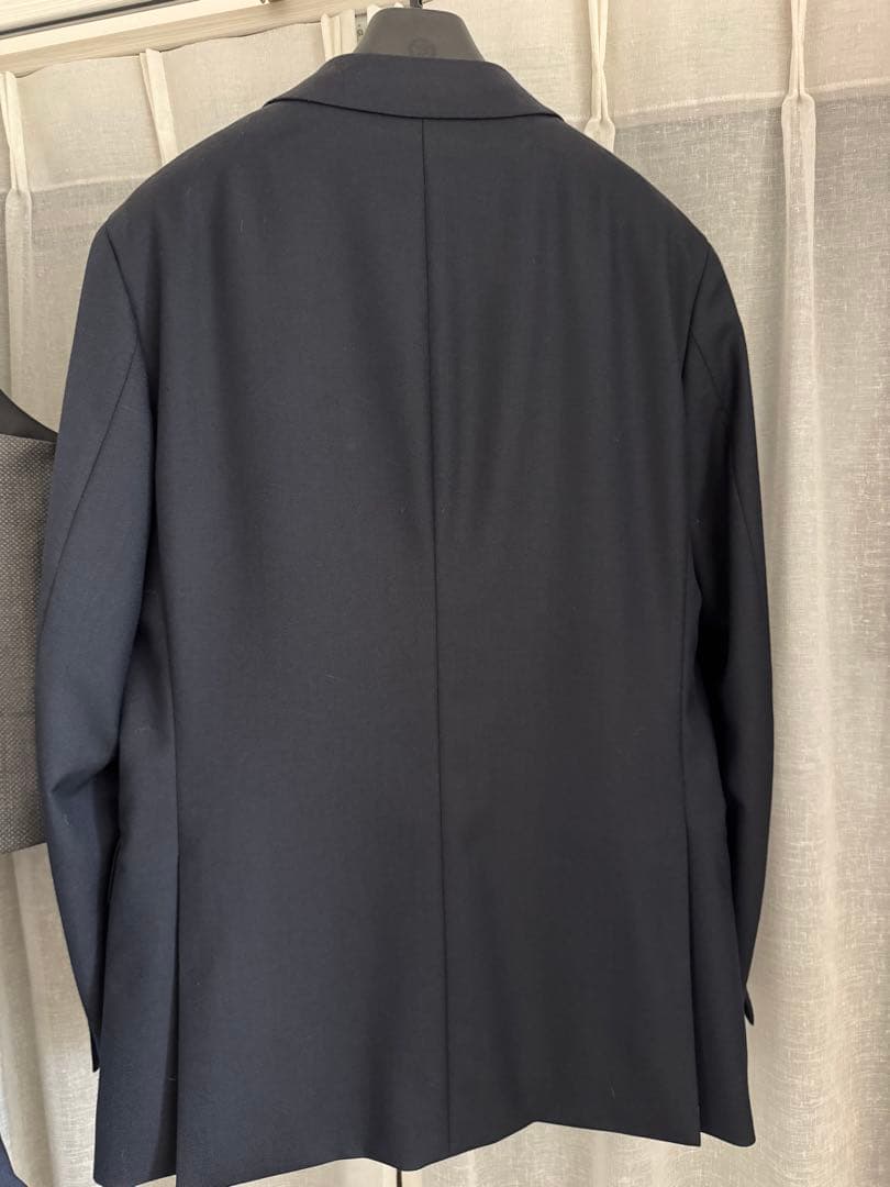 マッキントッシュフィロソフィー　ダークネイビー スーツ&グレーベスト　セット