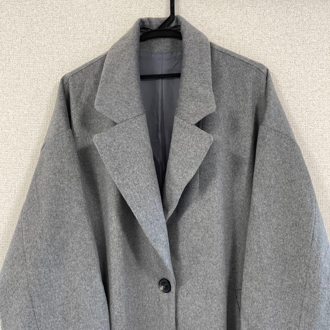 D'Azur ダジュール　テーラードロングコートXXL