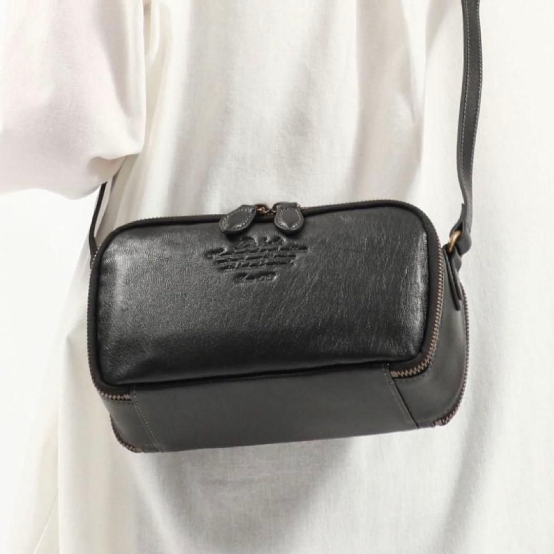 ＊sara＊✨Dakota ダコタ お財布ショルダーバッグ斜め掛けレザー黒