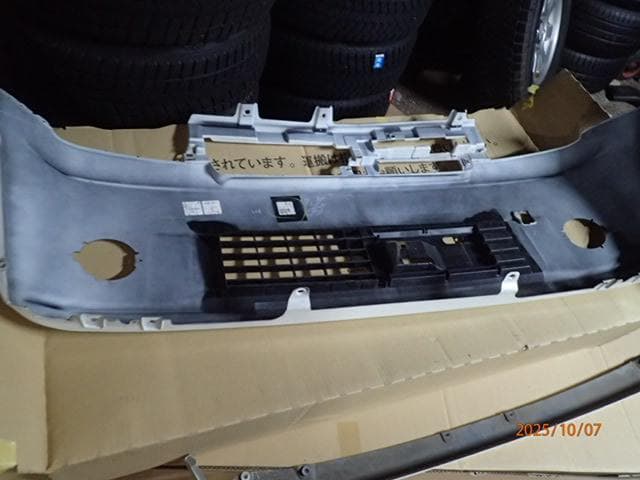 テ*ー様 ムーヴコンテ L575S フロントバンパー パール 52119-b27