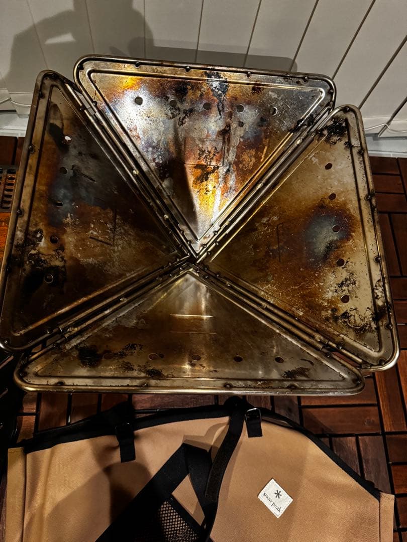  peak スノーピーク　焚き火台　L BBQ キャンプ　アウトドア