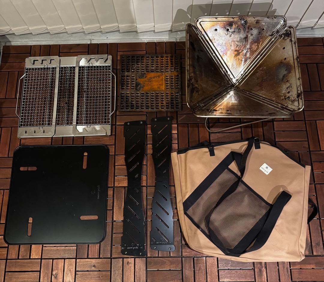 peak スノーピーク　焚き火台　L BBQ キャンプ　アウトドア