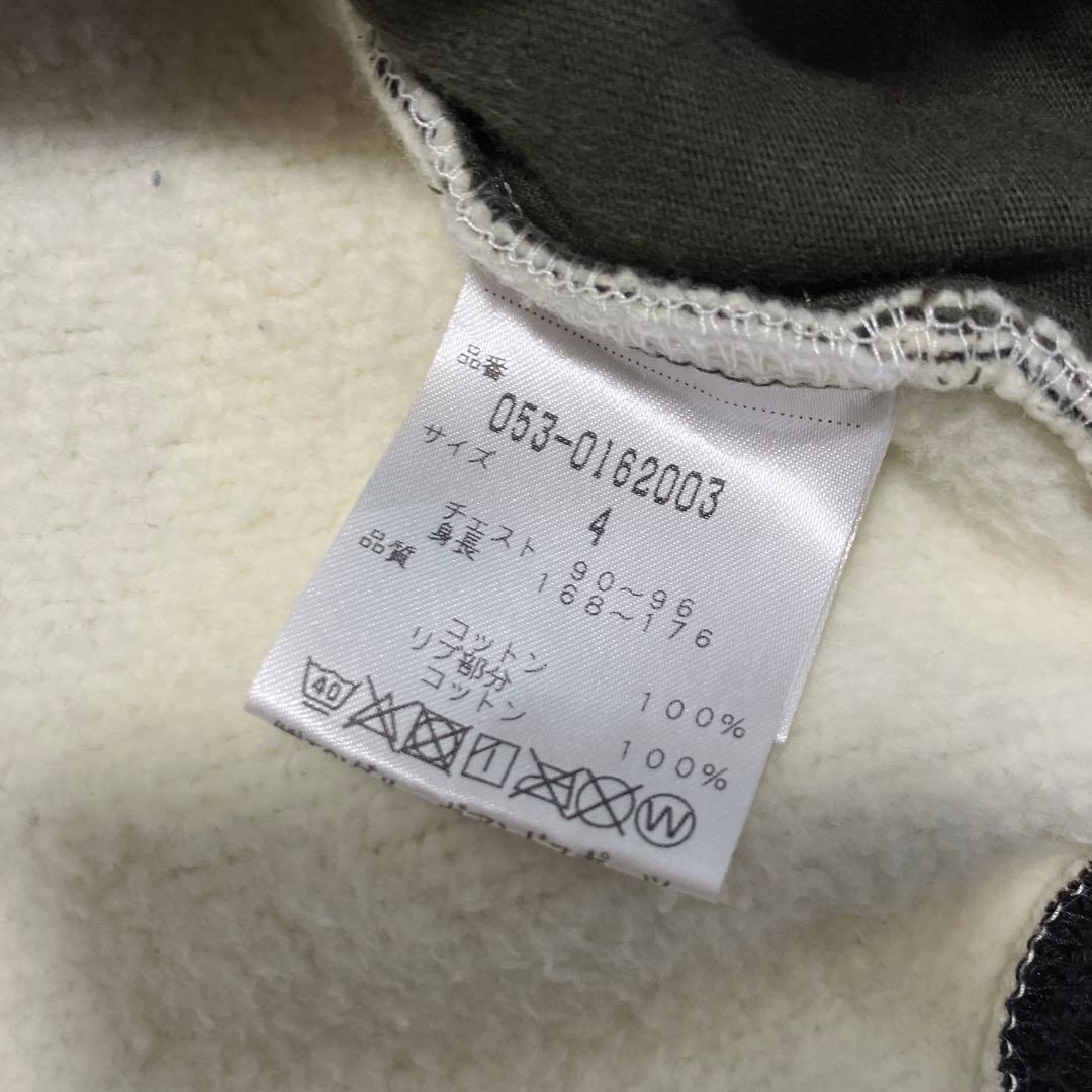 PEARLY GATES パーリーゲイツ　パーカー　カモフラ　カーキ　サイズ4