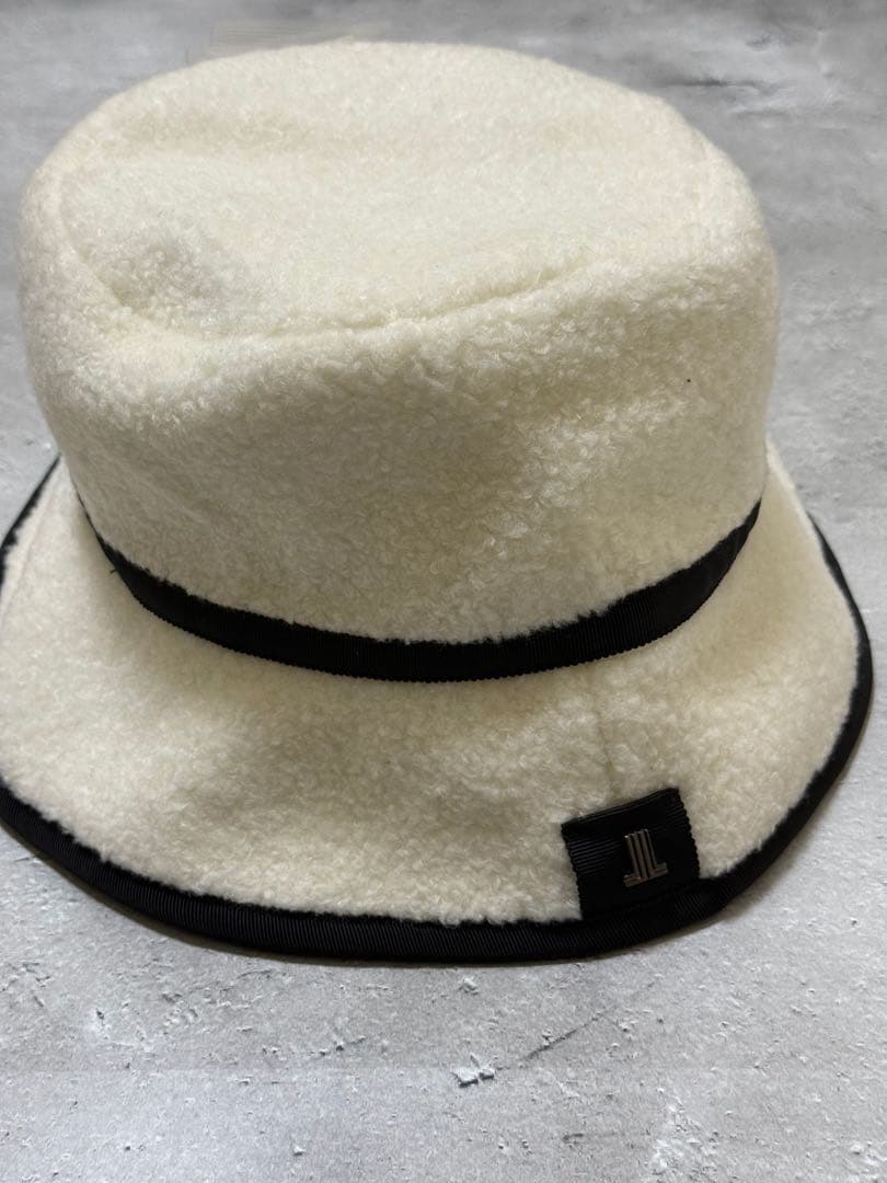 タグ付きLANVIN en Bleu ランバン オン ブルー ボアバケットハット