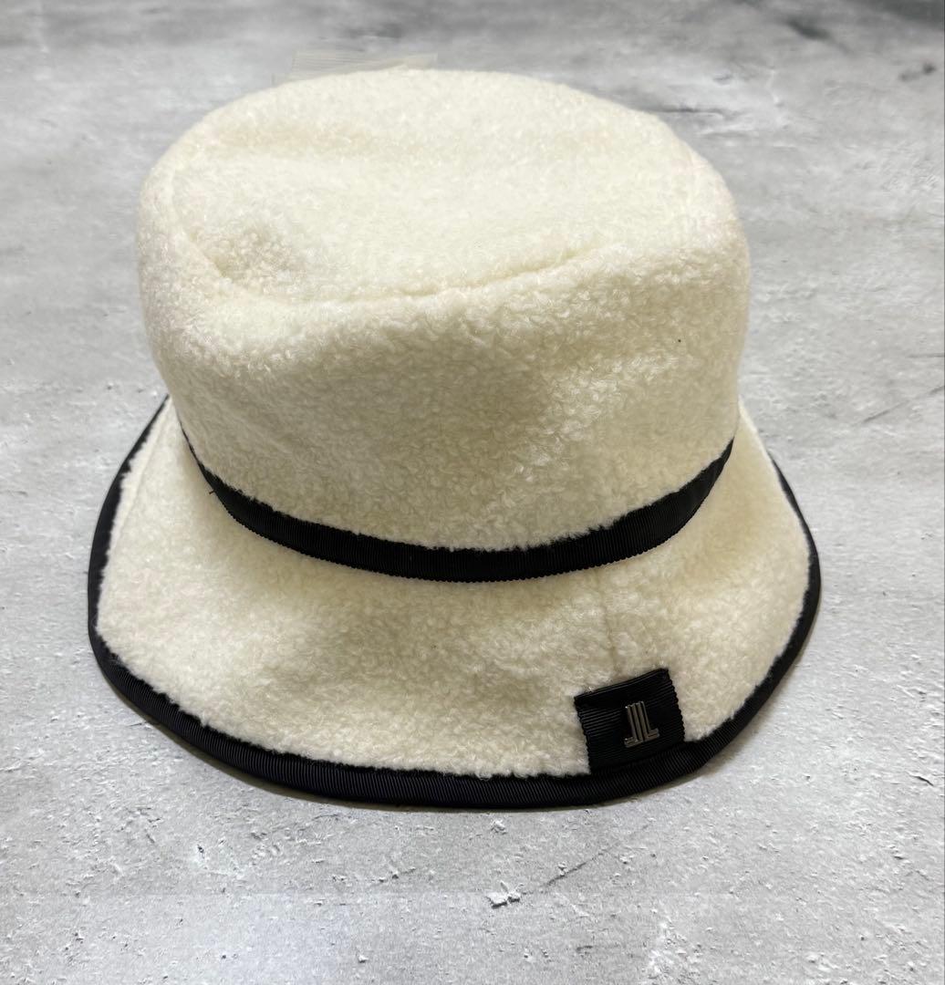 タグ付きLANVIN en Bleu ランバン オン ブルー ボアバケットハット