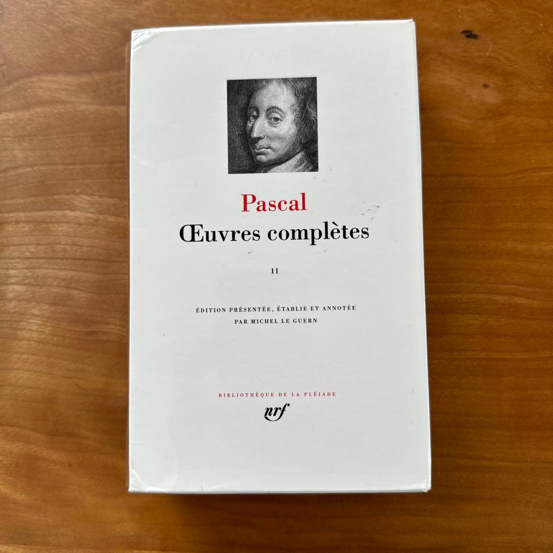 洋書 Blaise Pascal Oeuvres completes 2