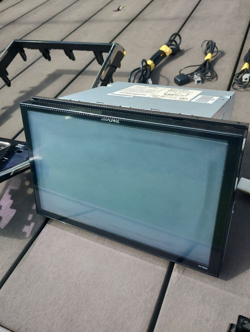 ALPINE 10インチナビ BIG X EX1000 ジャンク + ビーコン