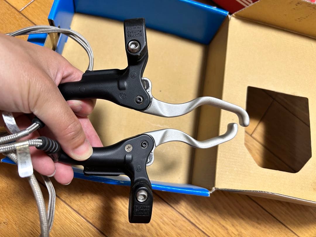 Shimano XT M755油圧ブレーキセット　初期モデル