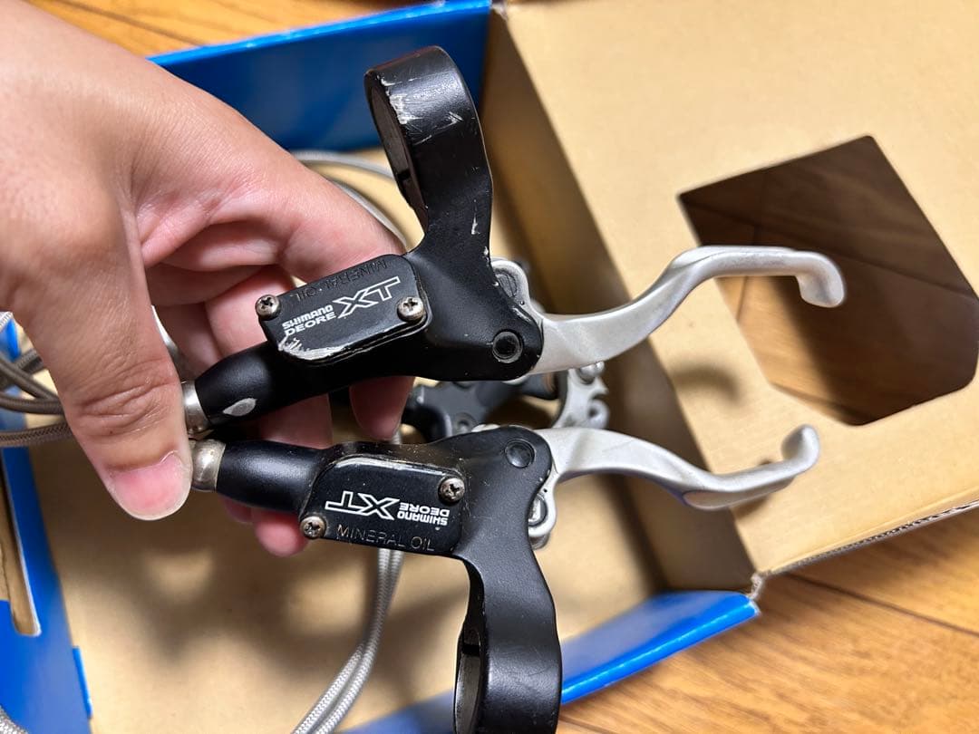 Shimano XT M755油圧ブレーキセット　初期モデル