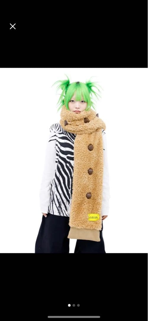 【専用】　IsecaI 棘マフラー　Black brown