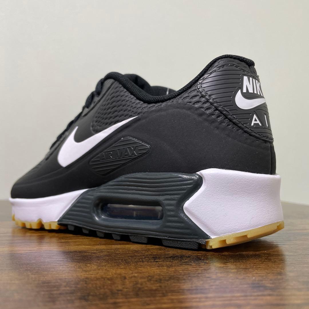 ナイキ ゴルフ　エアマックス 90 G　25cm　ブラック/ホワイト　防水