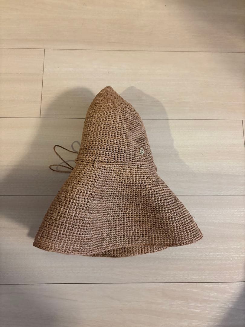 HELEN KAMINSKI ラフィア広つばハット