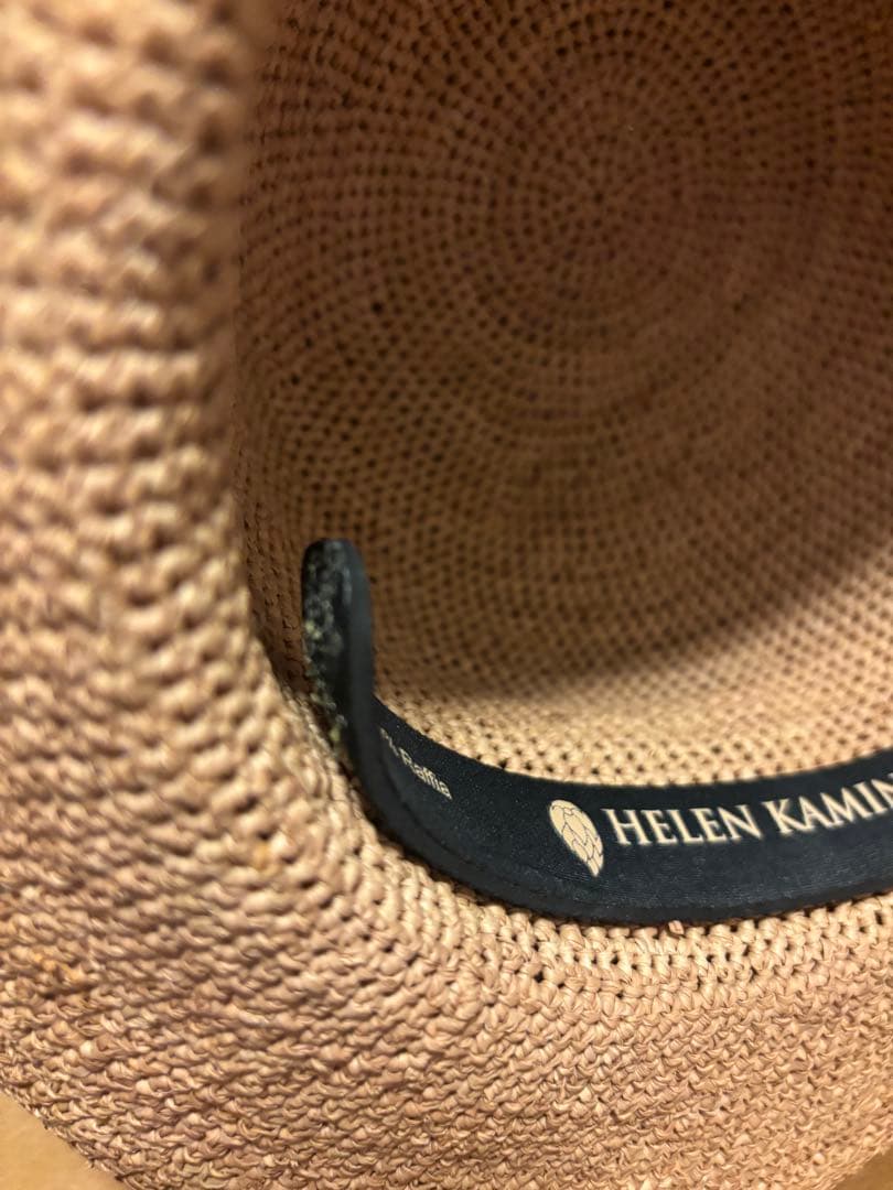 HELEN KAMINSKI ラフィア広つばハット