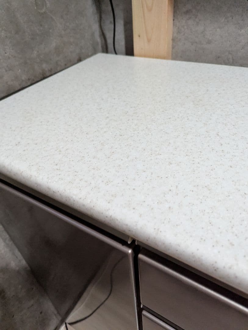 ニトリ　キッチンカウンター(アルミナ2 120CT SI)