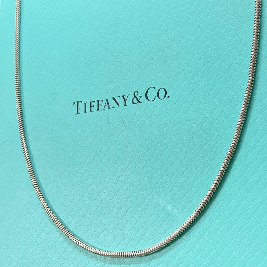 ティファニー スネークチェーン ネックレス 925 シルバー 約48cm