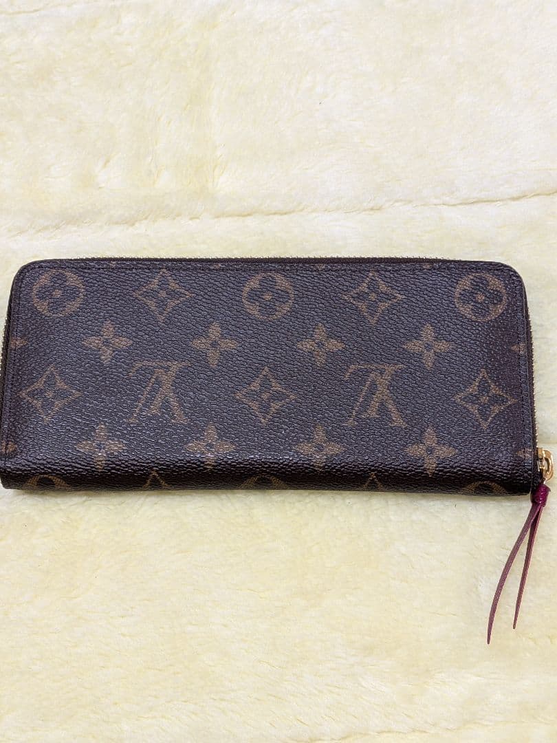 ルイヴィトン 長財布 ポルトフォイユ クレマンス フューシャピンク