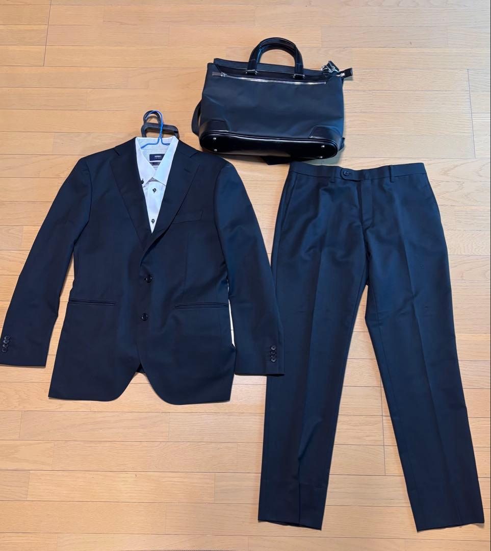 【A7/メンズ/180cm】スーツ4点セット 就活 入学式