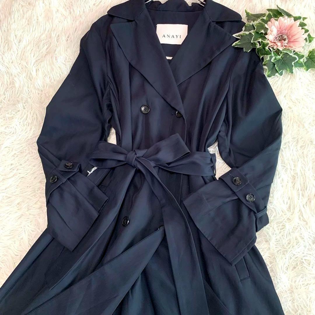 専用♡D45.美品◆ANAYI【現行/2020年モデル◆ロング/トレンチコート】