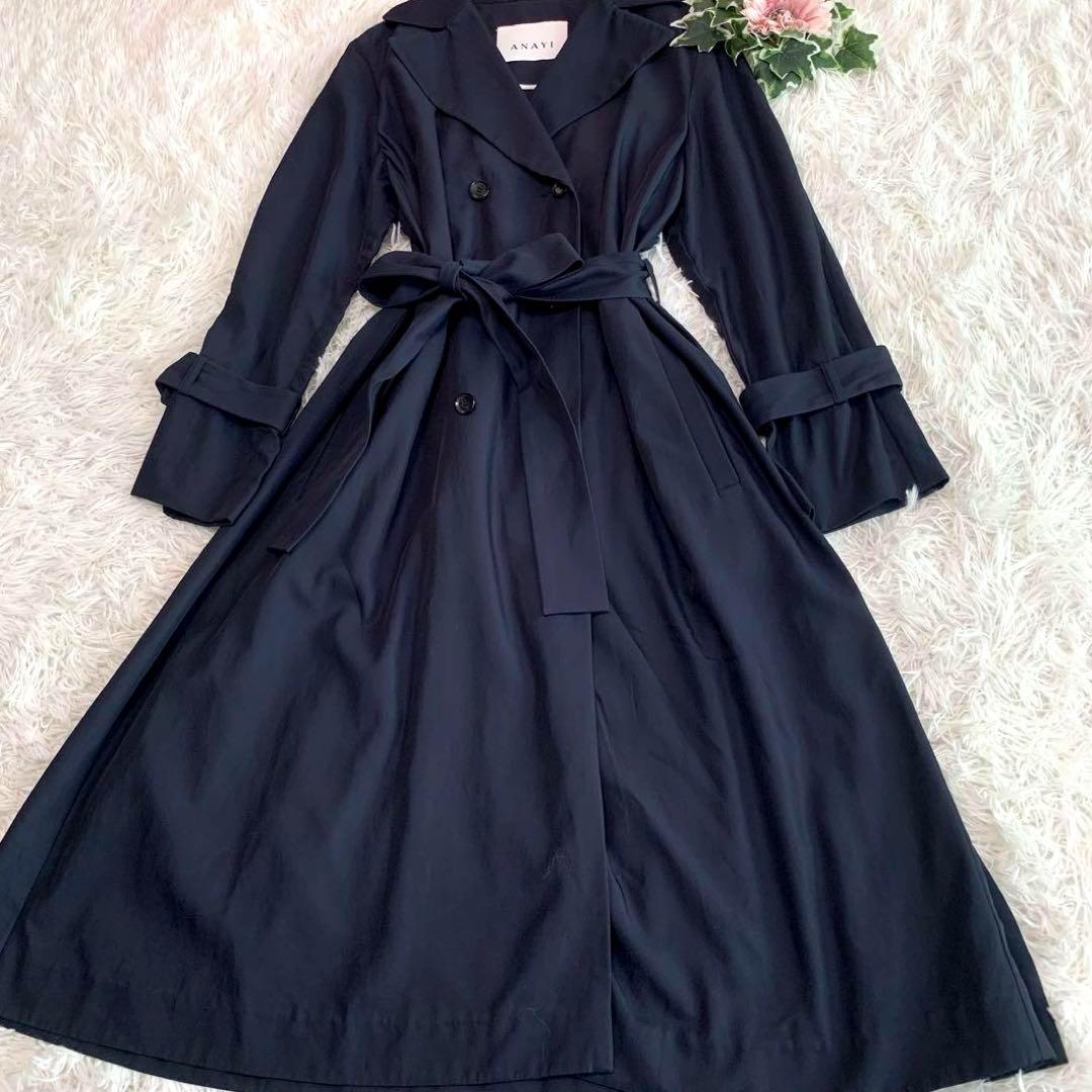 専用♡D45.美品◆ANAYI【現行/2020年モデル◆ロング/トレンチコート】