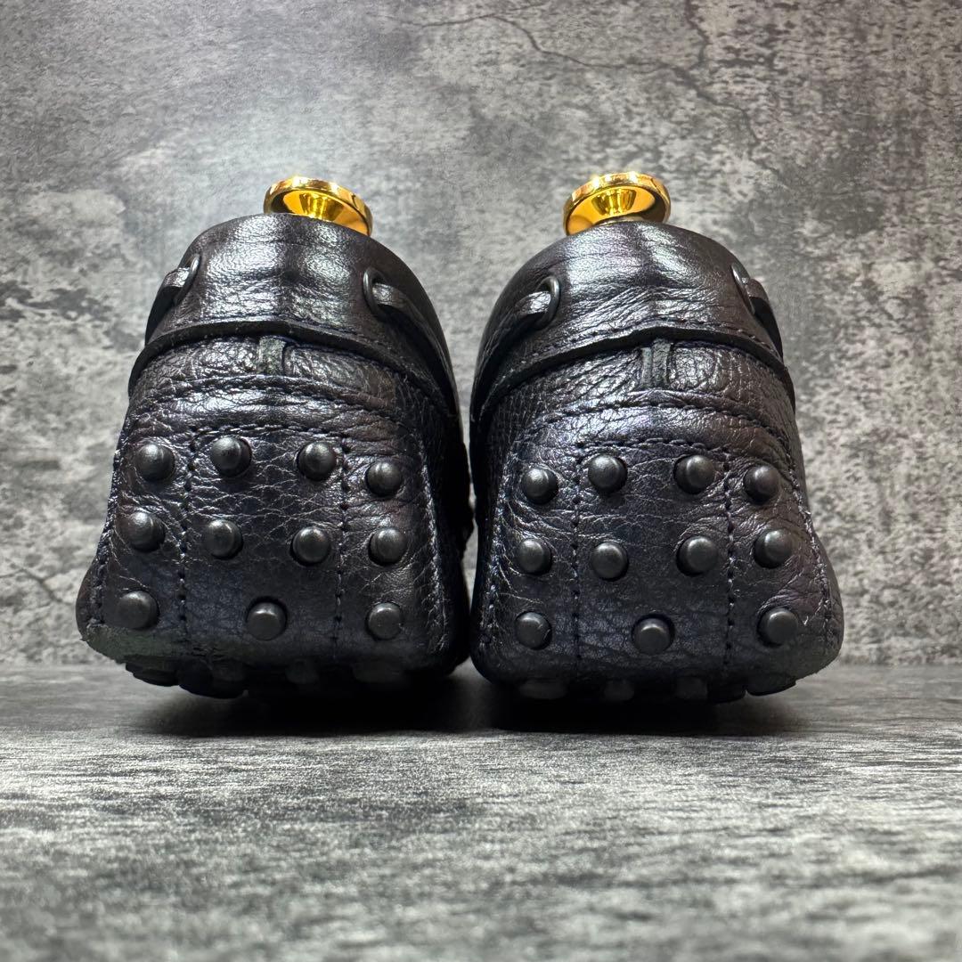 【大特価】TOD'S トッズ ゴンミーニ レザー ドライビングシューズ ネイビー