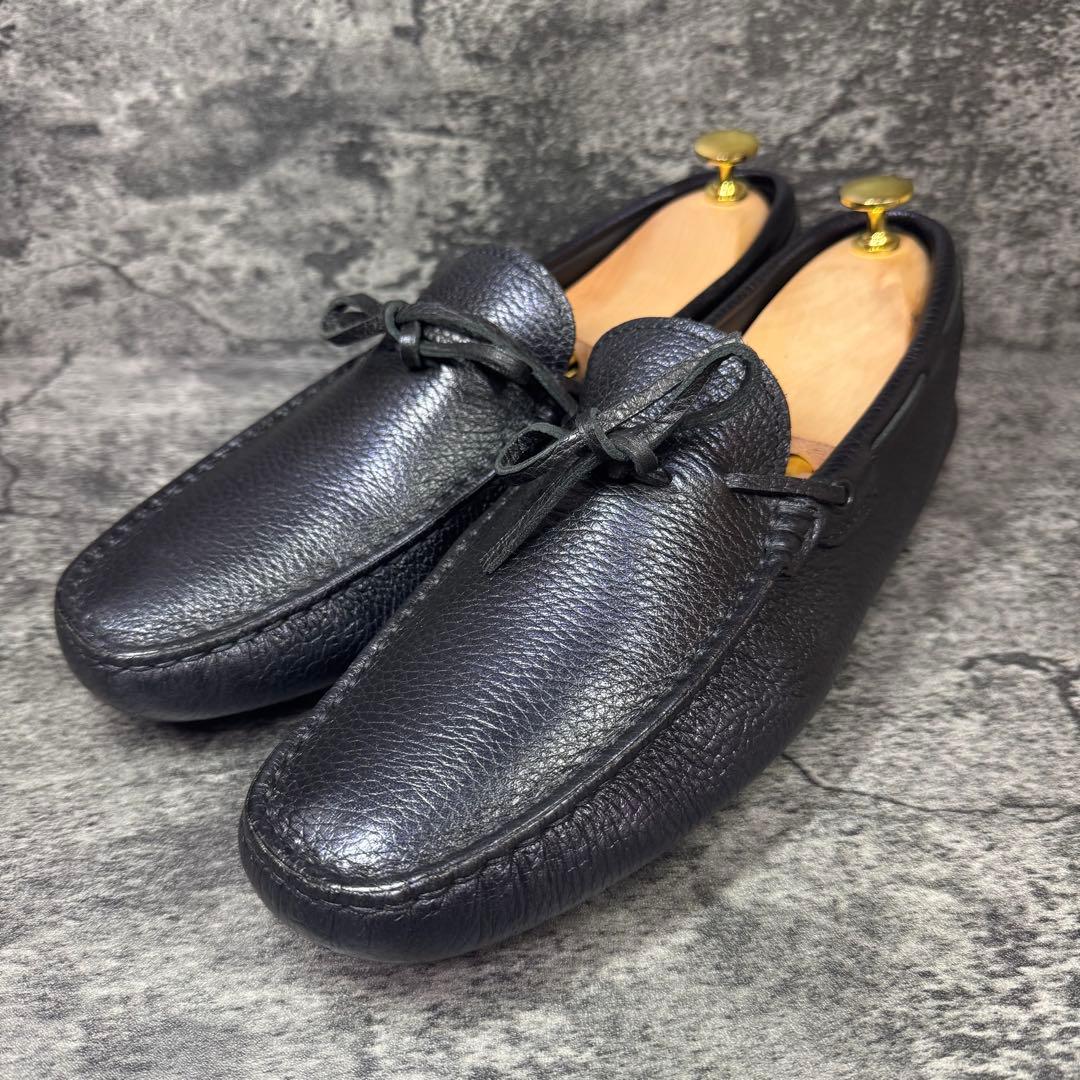 【大特価】TOD'S トッズ ゴンミーニ レザー ドライビングシューズ ネイビー