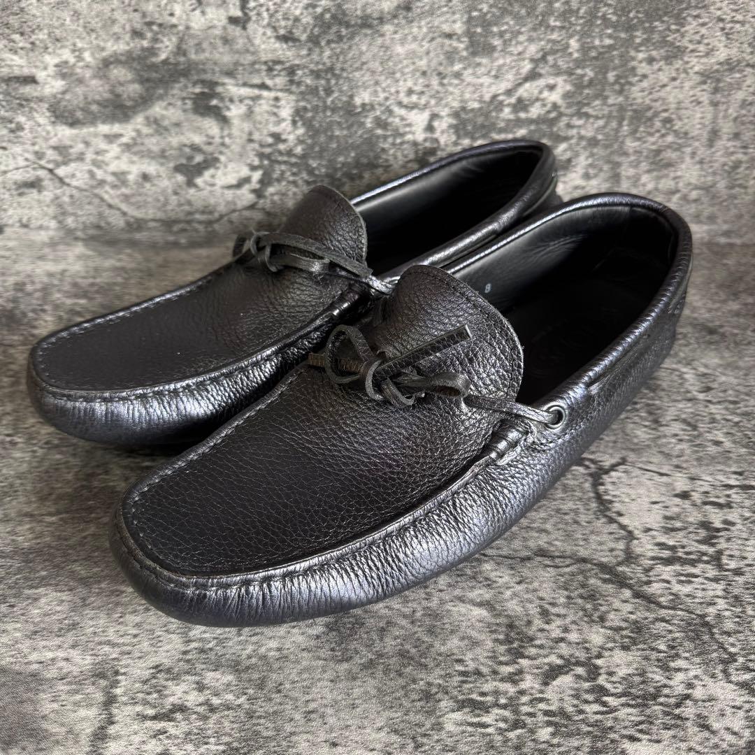 【大特価】TOD'S トッズ ゴンミーニ レザー ドライビングシューズ ネイビー