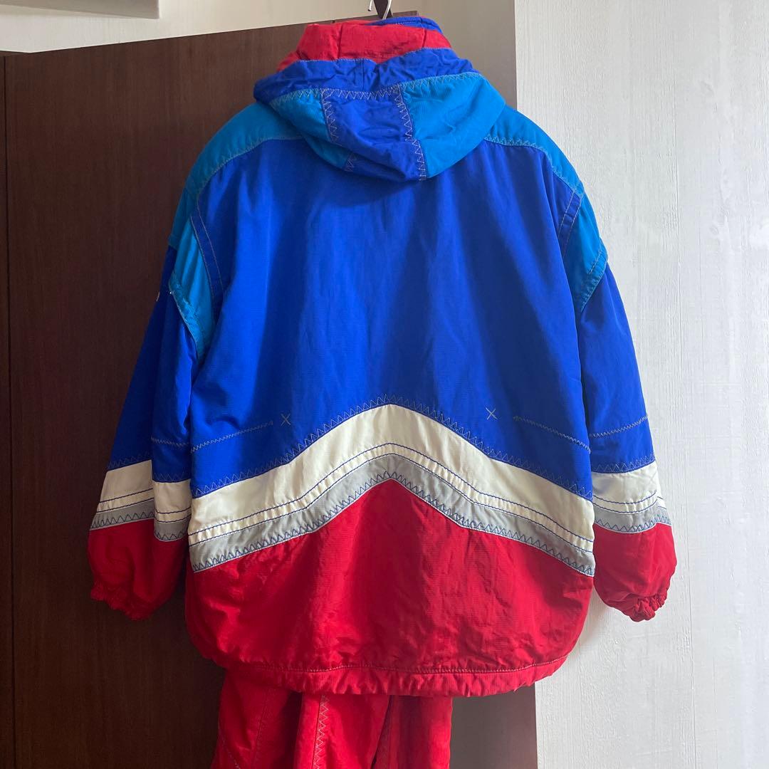 レア　エレッセ　ヴィンテージ　ココリコ　フランス代表レプリカ　スキーウェア　上下