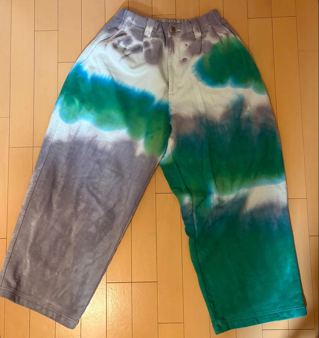 【美品】AMBERGLEAM - Tiedye Pile Pants