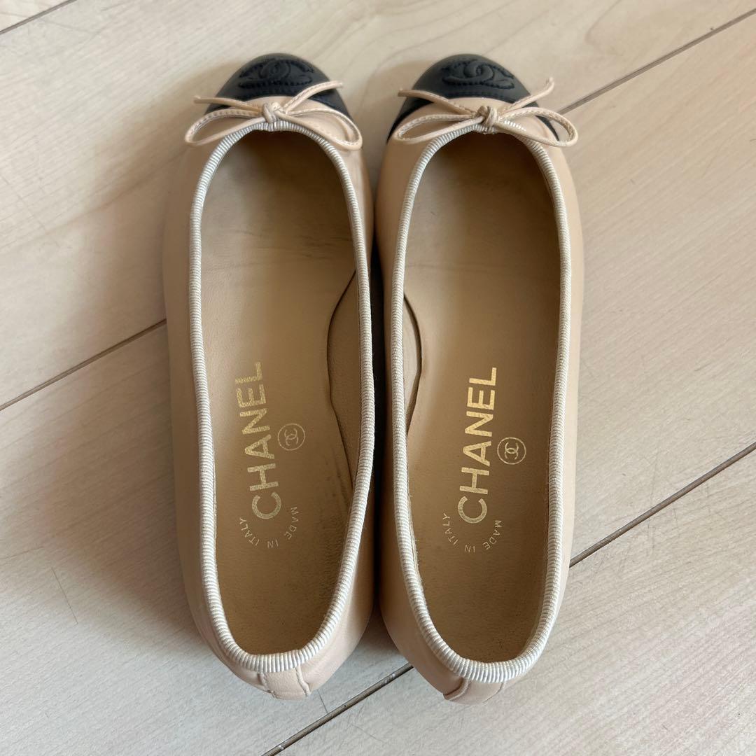Chanel バレエフラット 35