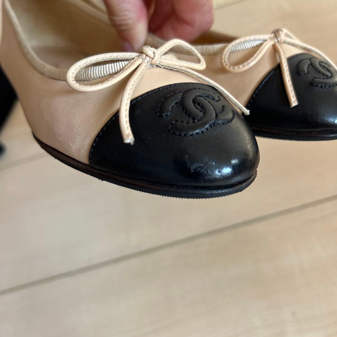 Chanel バレエフラット 35