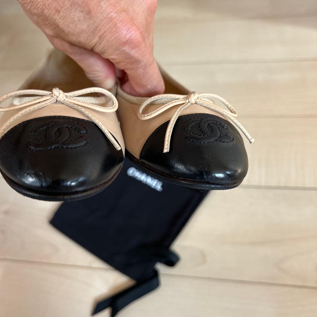 Chanel バレエフラット 35