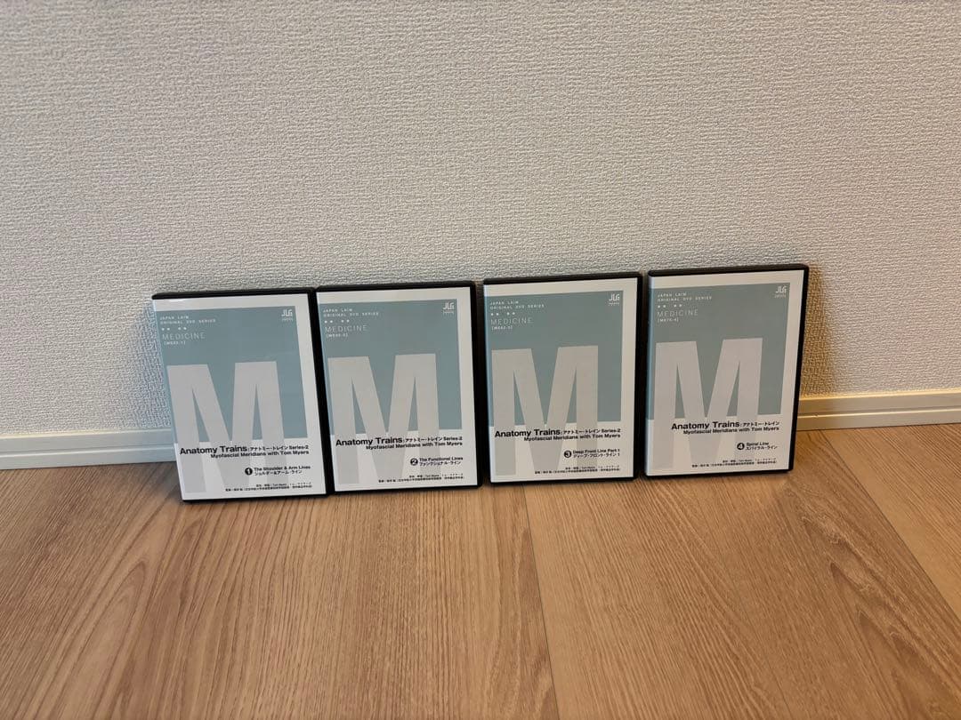 Anatomy trains DVD 1-4セット　アナトミートレイン