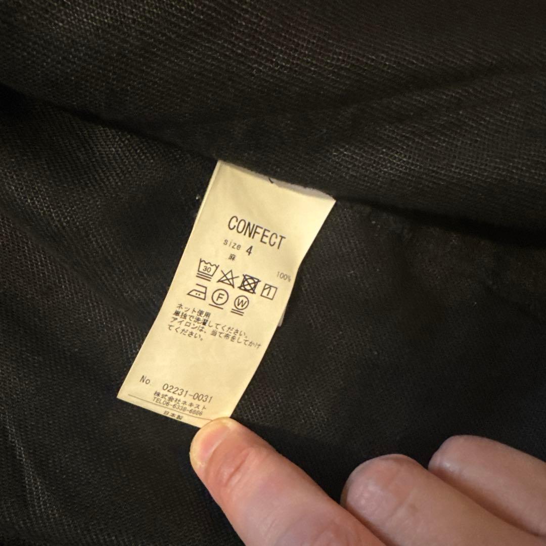 CONFECT ヘビーリネンツイル ミリタリージャケット