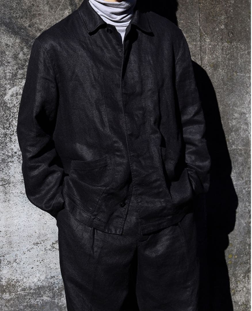 CONFECT ヘビーリネンツイル ミリタリージャケット