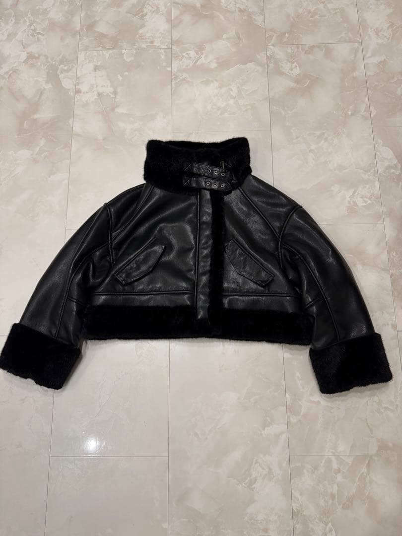 【未使用品】Glamlips リバーシブル ボンディング FURジャケット