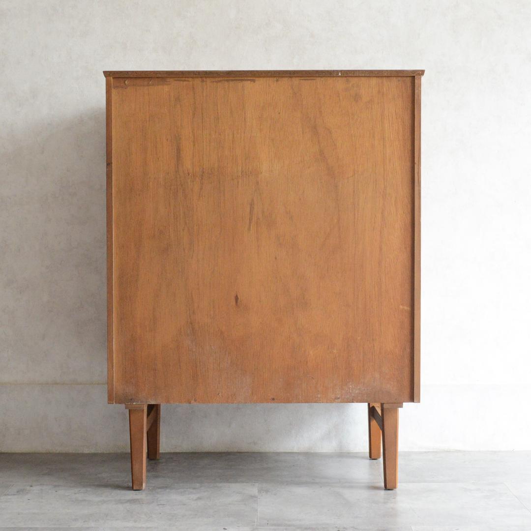 イギリスヴィンテージ ミッドセンチュリー チーク 5段チェスト 北欧家具 タンス