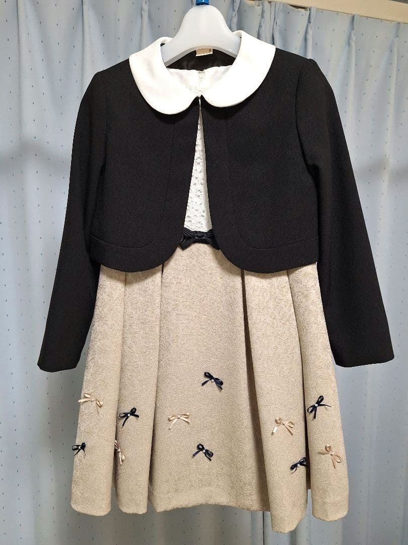 値下☆プティマイン☆フォーマル☆ワンピース☆セット☆入学式☆スーツ☆サイズ130