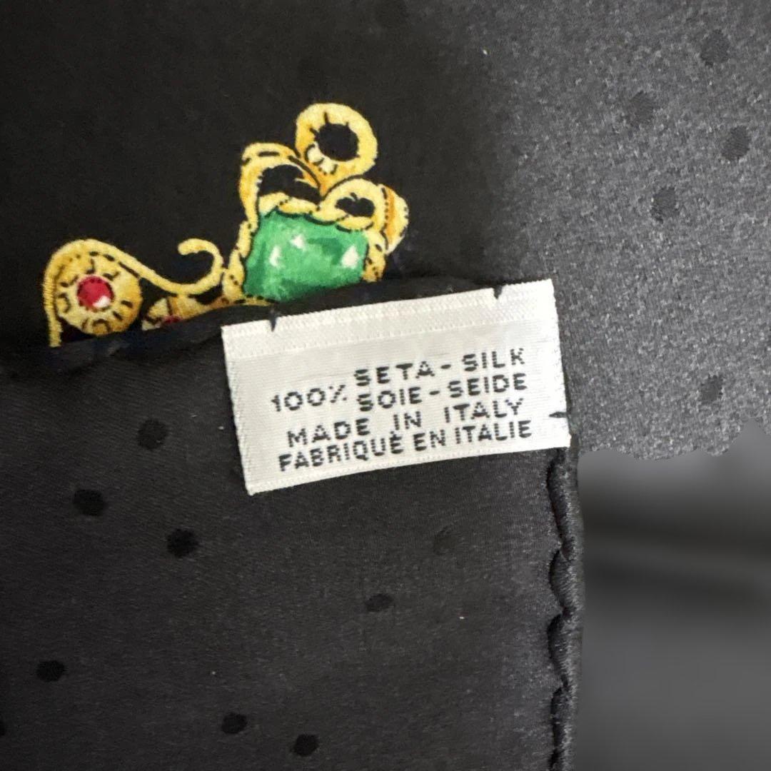 鞠*山様 CHANEL シャネル　シルク　スカーフ　宝石柄 長期保管品