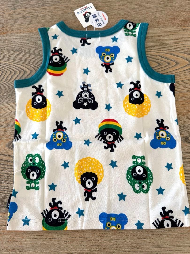 RT-32626 新品タグ付 ミキハウス ダブルB タンクトップ 3点