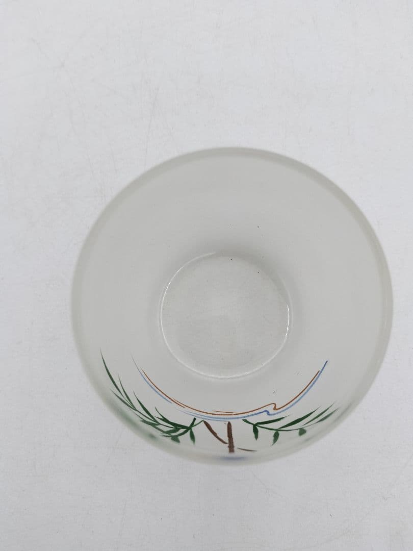 c160 硝子茶器 川蝉蒔絵 麗峰 木箱 茶道具 古物