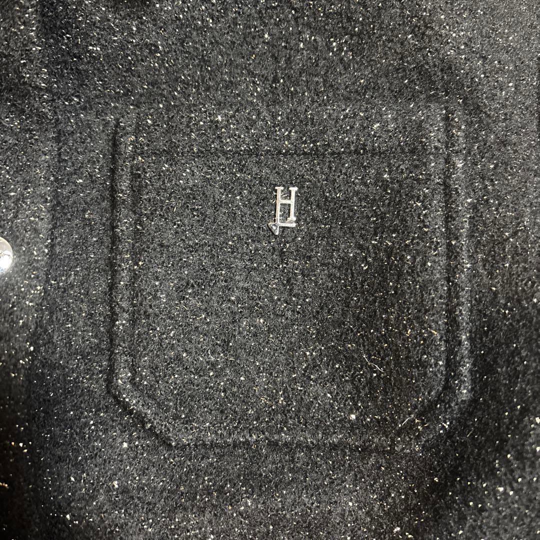 HERNO kids ウールコート 2024年購入 サイズ8 メタリックヤーン