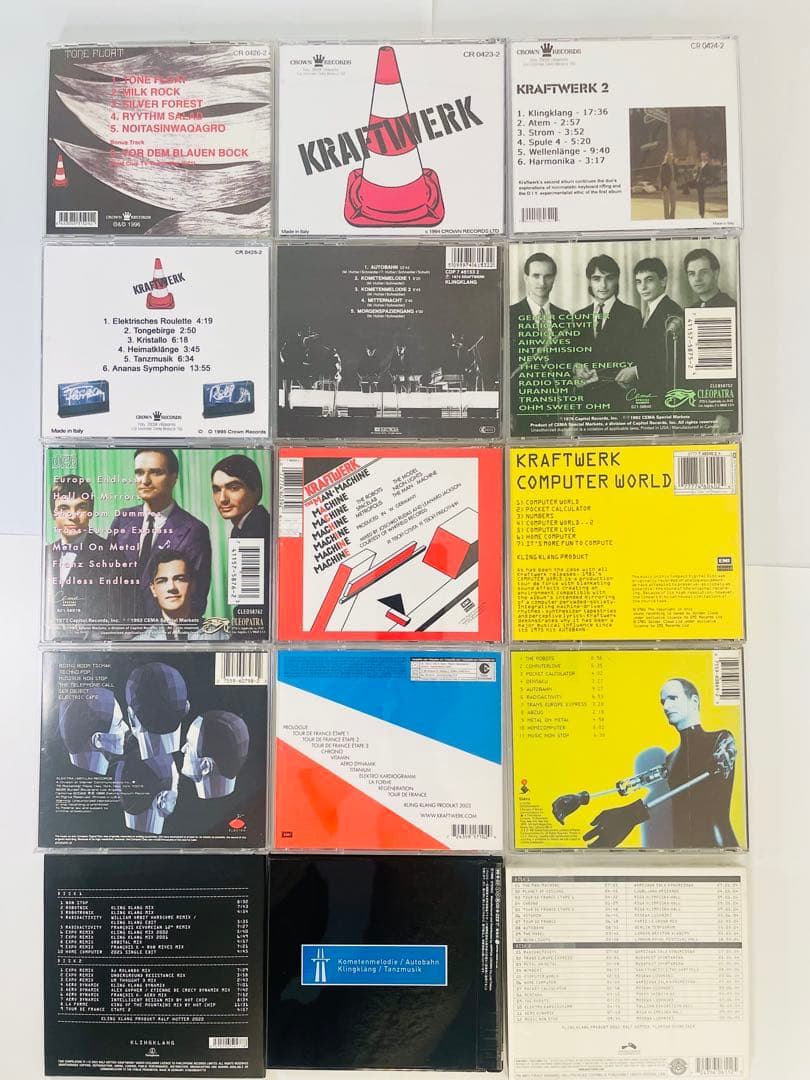 クラフトワーク CD 15枚セット 全スタジオアルバムetc KRAFTWERK