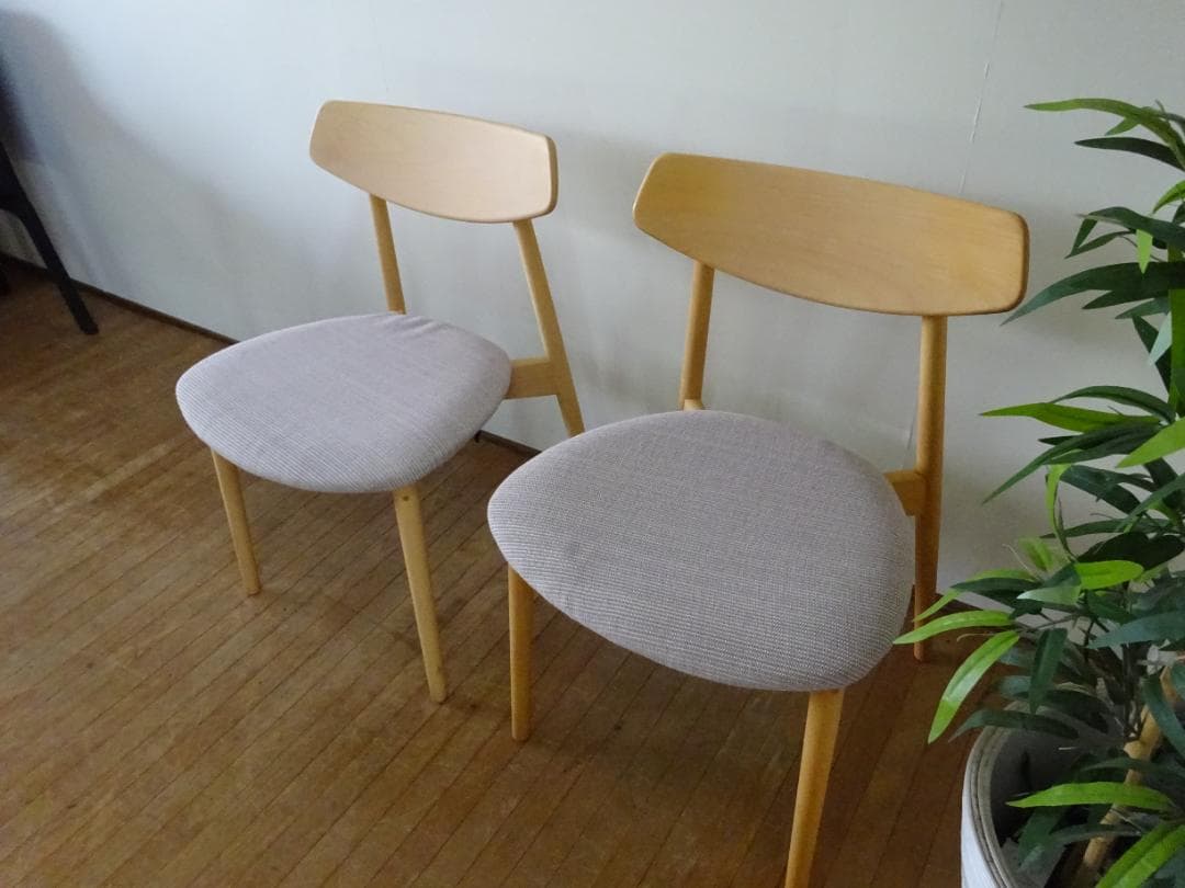 senカリモク　ダイニングチェア　CD4005　カバーリング　2脚セット