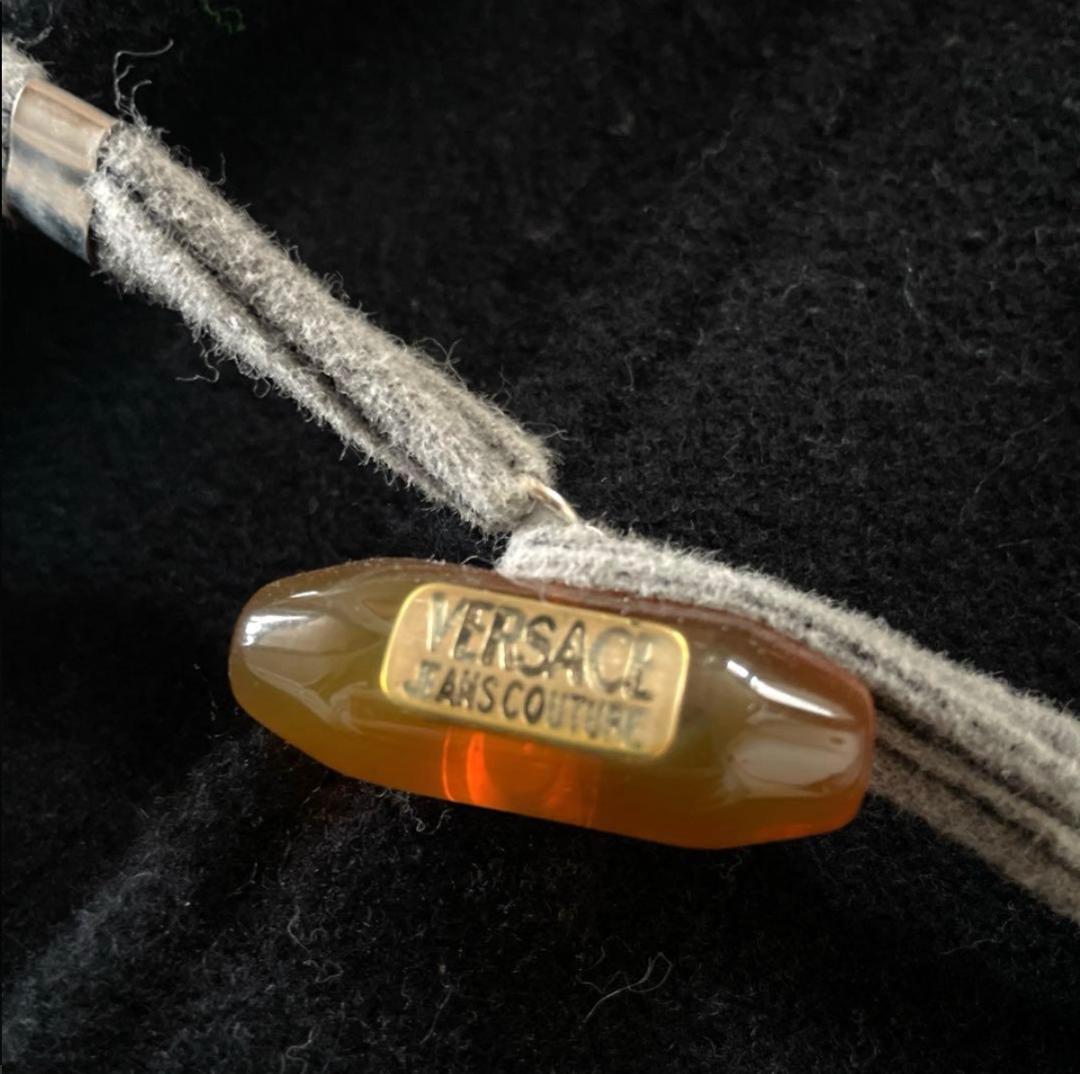 VERSACE JEANS COUTURE ヴィンテージ　ダッフルコート M 黒