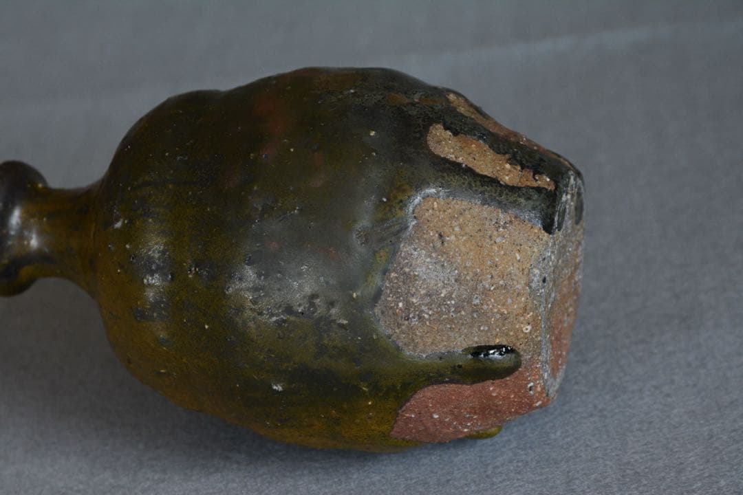 コマイヌ様●【川上清美】黒唐津 徳利