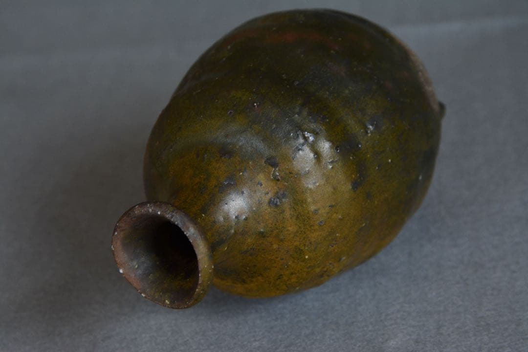 コマイヌ様●【川上清美】黒唐津 徳利