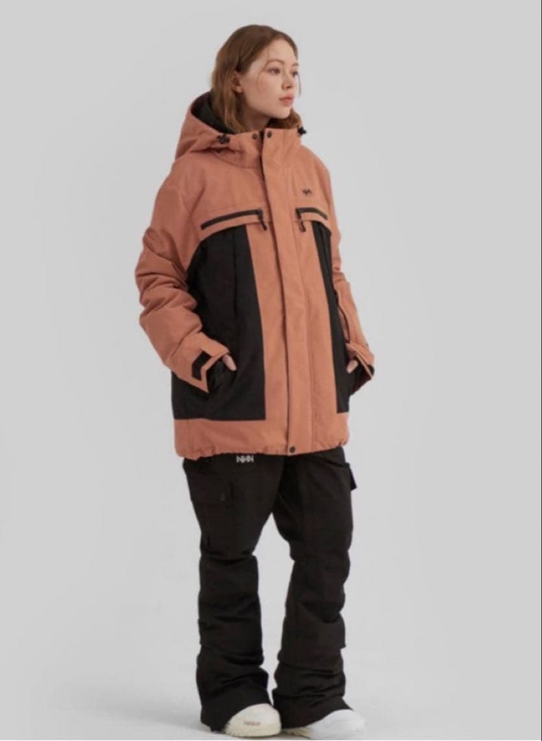 エヌスリーNNN 韓国スノボウェア ジャケット ピンク