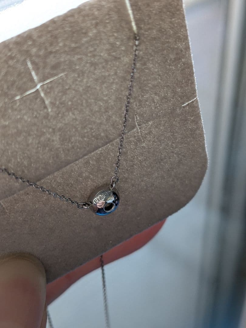 ツツミ　ネックレス　プラチナ　一粒ダイヤ　ジュエリー　鑑定書付き